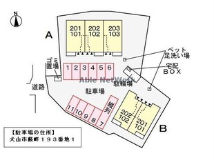 ドゥーハウス楽田Bの物件外観写真